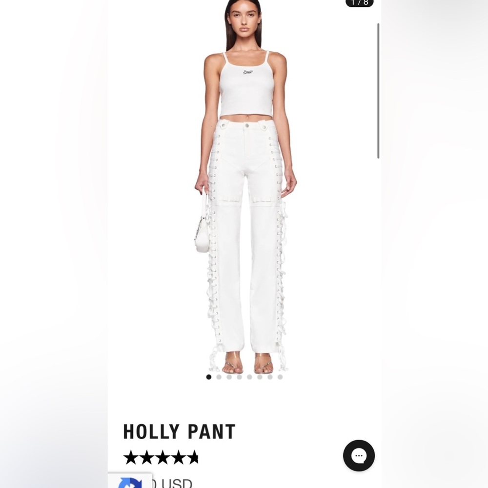 I AM GIA Holly pant in White